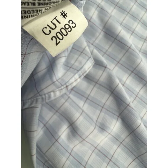Mizzen + Main Performance Shirt Mens Large Tall Trim Fit LT Non Iron Stretch - Picture 5 of 8